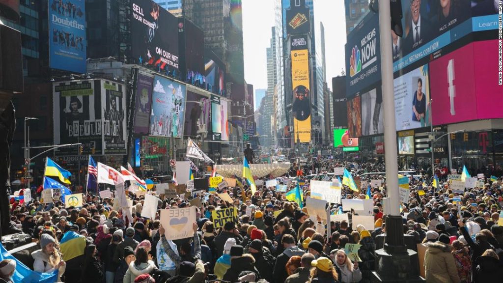 Manifestazioni Usa a sostegno dell'Ucraina: "Ora il mondo intero ha bisogno di unirsi"
