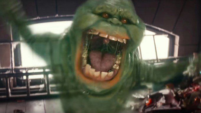 GHOSTbusters: IMPERO FROZEN, Slimer, 2024. © Columbia Pictures / Courtesy Everett Collection