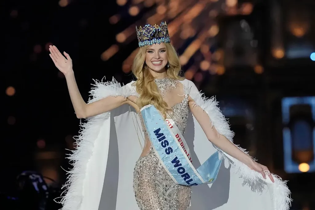 La ceca Kristina Peškova è stata incoronata Miss Mondo 2024