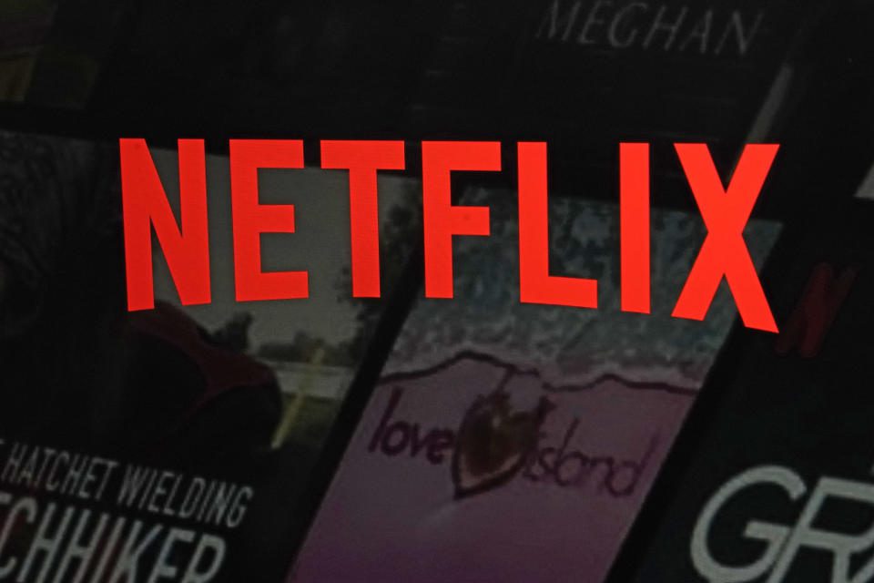 FILE - Il logo Netflix è visibile in questa foto dal sito web dell'azienda, a New York, il 2 febbraio 2023. Netflix pubblicherà i dati sugli utili giovedì 18 aprile 2024. (AP Photo/Richard Drew, File)