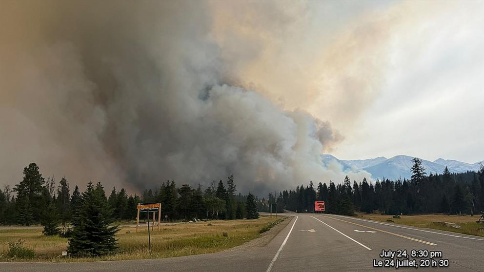 Jasper Fire: l’ultima mappa dopo lo scoppio degli incendi nel Parco Nazionale Jasper in Alberta